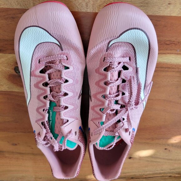 NWOT Nike Men’s Size 8.5 Zoom Rival Sprint Track Running Club Shoes with Spikes - Picture 2 of 10